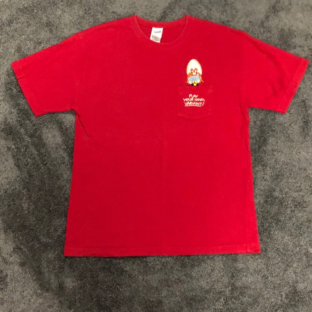Men’s Warner Bros red cotton tshirt